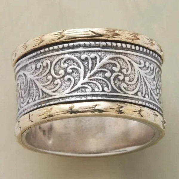 Bague Vintage en Or & Argent