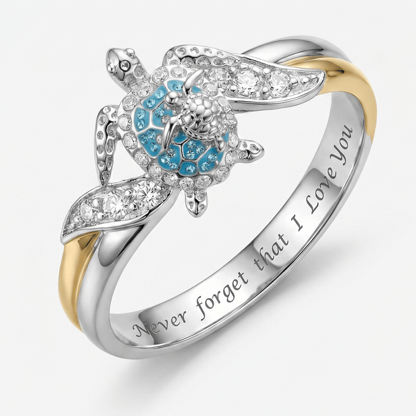 Bague Tortue Charmante