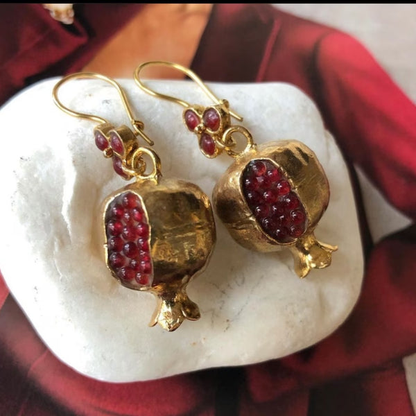 Boucles d'oreilles Grenade Vintage