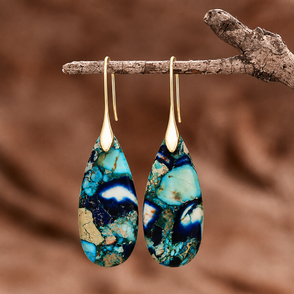 Boucles d'oreilles pendantes Regalite Océan