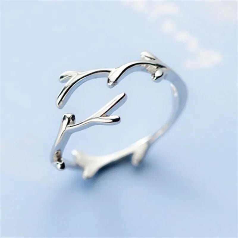 Bague Branche en Argent Sterling