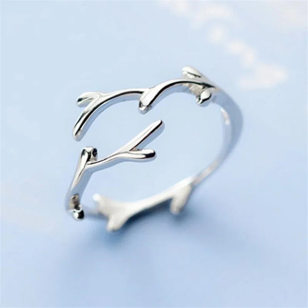 Bague Branche en Argent Sterling