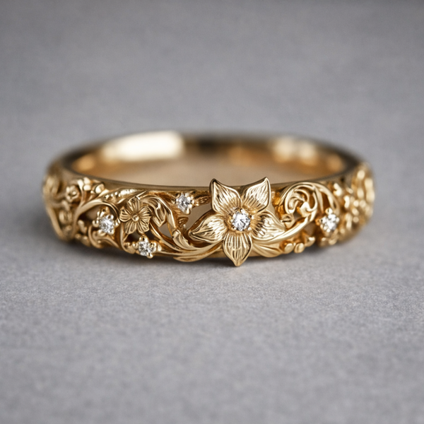Bague Fleur d'Or