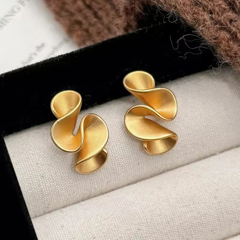 Boucles d'oreilles en argent et or 18 carats