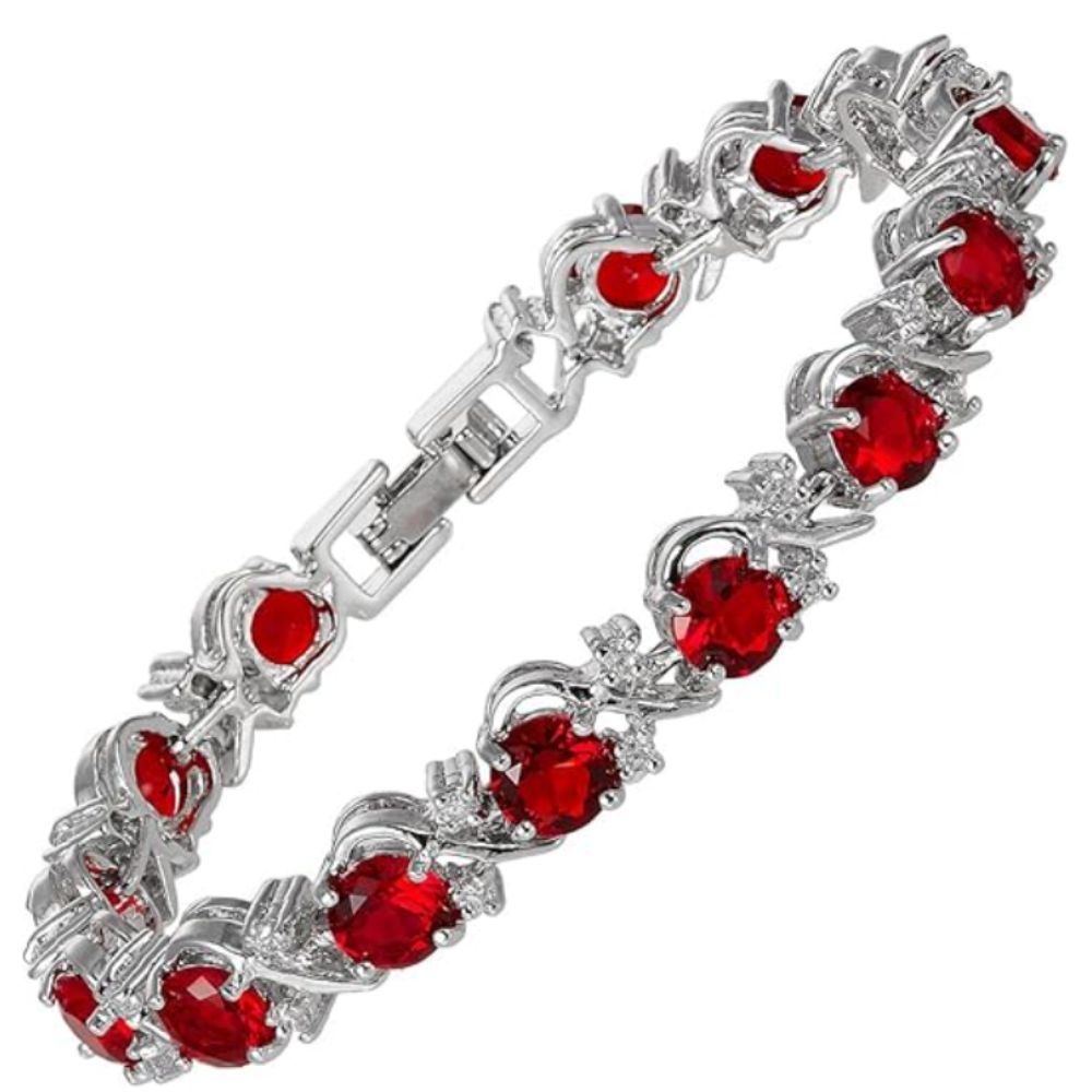 Bracelet Tennis en Rubis